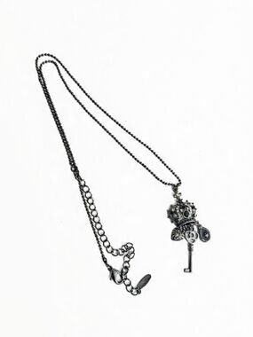 Crown Key Pendant Necklace